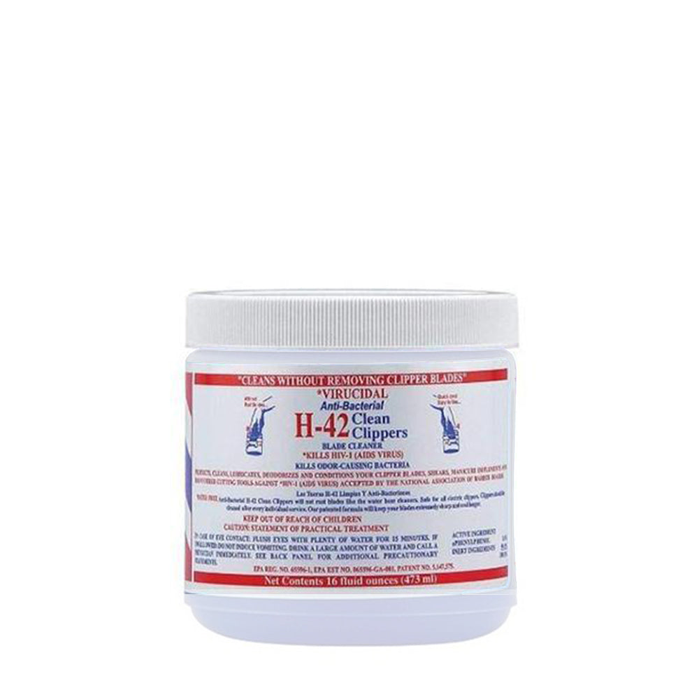 Virucidal Anti-Bacterial H-42 Clean Clippers® (16 oz white jar)